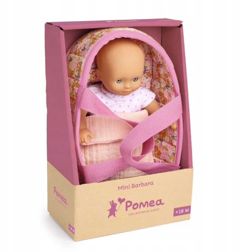 Djeco Djeco Mini Pomea - Lėlė su krepšeliu - Barbara