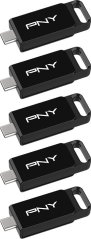 PNY Elite 5-Pack, 64 GB (P-FD64GX5ELC-EF)