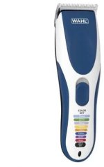 Wahl Plaukų Kirpimo Mašinėlė - Wahl Color Pro Cordless 9 Ilgiai Sidabrinė/Mėlyna