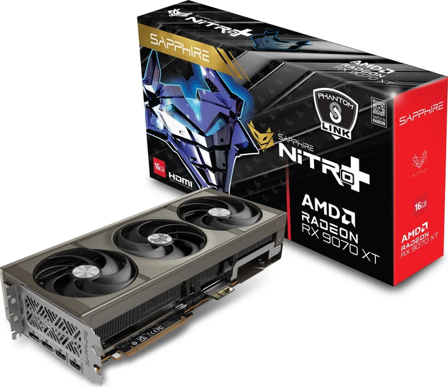 Sapphire Nitro+ Radeon RX 9070 XT PhantomLink 16GB GDDR6 (11348-08-20G)