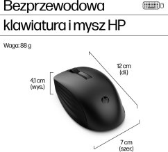 HP HP Tastatur+Maus 655 Set Kabellos Schwarz