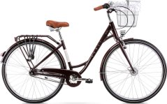 Romet Bicykel Romet POP ART LUX 28 M(18") bordowy mat + košyk