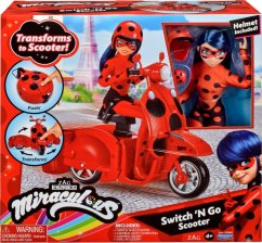 NoName Miraculous: Biedronka i Čierny Kot skladaný skuter Lucky Charm i Bábika Biedronka, Odrážadlo