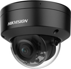 Hikvision Pro Series mit ColorVu Kamera bezpieczeństwa kopułkowa IP na zewnątrz 3840 x 2160 Pixel Sufit/Ściana (DS-2CD2187G2H-LISU (2.8MM)/EF/BLACK)