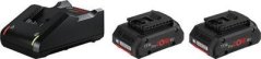Bosch Nabíjačka i akumulátory 2x ProCORE18V 4.0Ah + GAL 18V-40 (1600A01BA3)