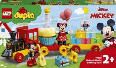 LEGO Duplo Disney Urodzinowy pociąg myszek Miki i Minnie (10941)