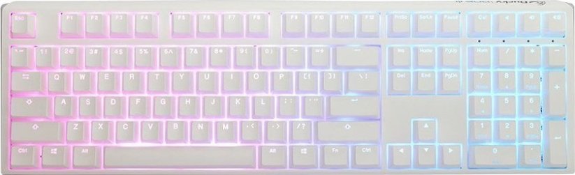 NoName Klawiatura gamingowa Ducky One 3 Aura White, RGB LED - MX-Brown (US)