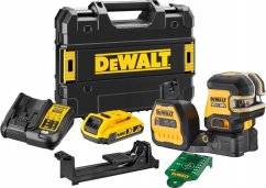 Dewalt DEWALT.Líniový laser 12/18V DCE825D1G18 Zelený + 5-bodový držiak 1x2,0Ah