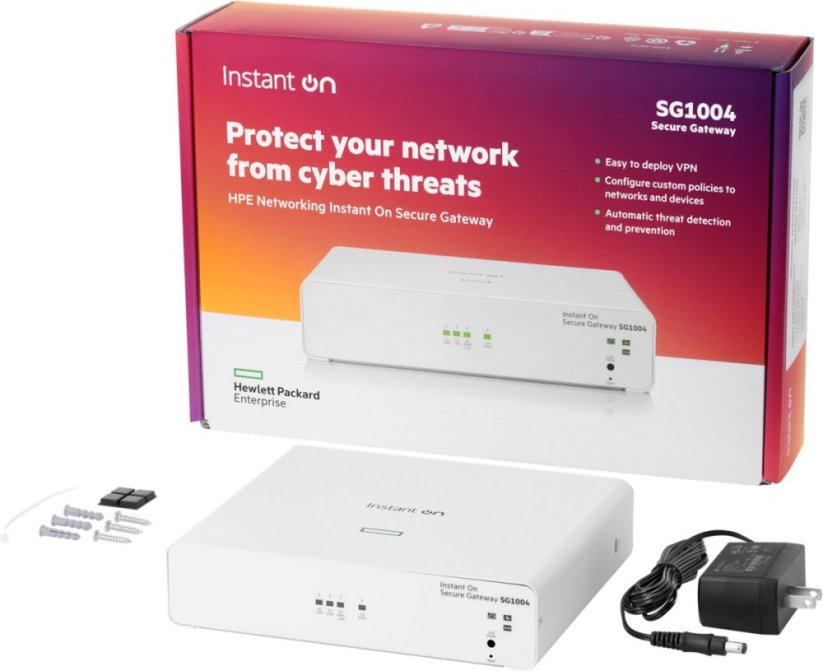 HP Switch networking Instant On Secure Gateway 4-port Gigabit SG1004 S0G33A