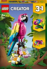 LEGO Creator Egzotyczna różowa papuga (31144)