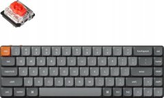 Keychron Keychron K7 Max Gateron Raudona Belaidė Klaviatūra