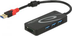 Delock 1x SD 1x microSD  + 3x USB-A 3.1 Gen1 (62899)