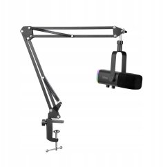 Fifine Mikrofon dynamiczny studyjny Fifine AM8T USB/XLR RGB ze statywem PnP