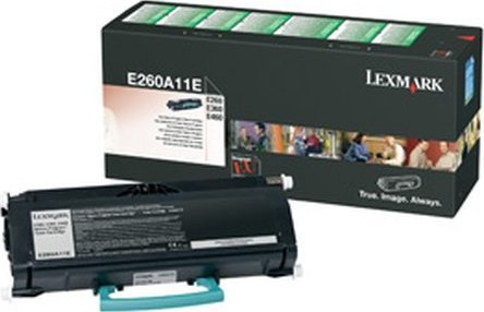 Inkspot Toneris INKSPOT skirtas lazeriniams spausdintuvams (LEXMARK) (juoda) Lexmark E260, Lexmark E260d, Lexmark E260dn, Lexmark E360d, Lexmark E360dn, Lexmark E460dn, Lexmark E460dw, Lexmark E462dtn