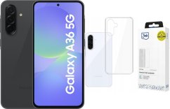 Samsung Galaxy A36 5G 8/256GB Czarny  (SM-A366BZKGEUE) + Etui Clear Case