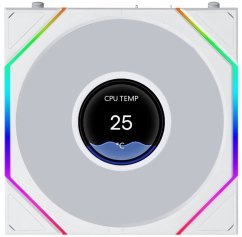 Lian Li Uni Fan TL LCD Flex Wireless ARGB PWM Reverse Blade 120mm White (G9F.12RTLLCD1F1W.00)