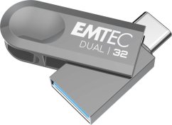 Emtec D280 Dual 32GB strieborný (ECMMD32GD283)