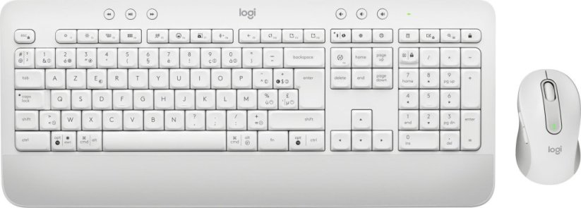 Logitech Logitech Signature MK650 Combo For Business klawiatura Dołączona myszka RF Wireless + Bluetooth QWERTY Duński, Fiński, Norweski, Szwecki Biely