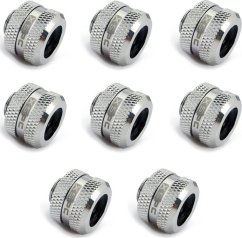 XSPC XSPC Anschluss G1/4" auf 14mm Hardtube, chróme - 8 Stück