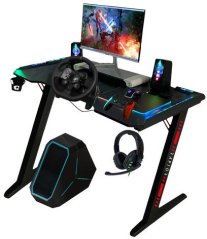 Raptor Gaming Raptor Gaming-Tisch  GT100 120x60cm RGB  schwarz