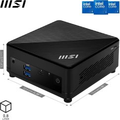 MSI Cubi 5 1MA-660AT 16GB 500GB SSD i5-120U black W11H (00B0A831-660)