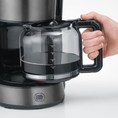 Severin Severin KA 9340 Dark Inox mit Glaskanne
