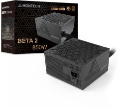 Montech BETA 2 80 PLUS Bronze, ATX 3.1, PCIE 5.1 - 850 Watt, Čierny (BETA 2 850W)