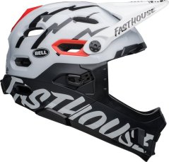 Bell Prilba na celú tvár BELL SUPER DH Rozmer prilbau: S(52-56cm), Wybierz farba: Fasthouse Matte Gloss Black White