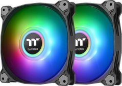 Thermaltake Pure Duo 12 ARGB 2-pack Czarne (CL-F115-PL12SW-A)