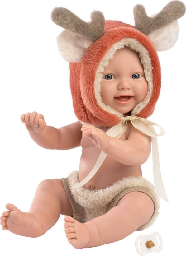 Llorens Llorens 63202 Bábika winylowa Mini Baby Renifer 30 cm