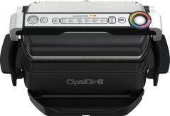 Tefal Tefal Optigrill + Snacking & Baking GC714D, contact grill (silver/black, 2000 watts)