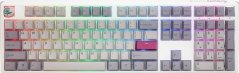 Ducky Ducky One 3 Mist Grey Gaming Tastatur, RGB LED - MX-Silent-Red