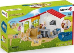Schleich Schleich Farm World veterinary practice with pets, toy figure