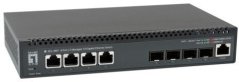 LevelOne XEL-0891 Zarządzany L3 10G Ethernet (100/1000/10000) Desktop Sivý (57082913101)