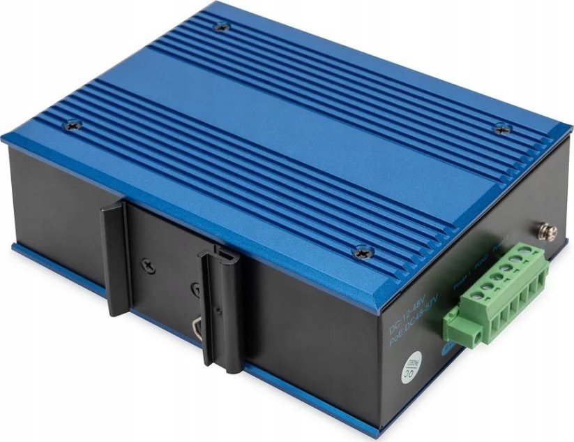 Digitus DIGITUS Switch Ind. 8-Port 10/100 Unmanaged blau