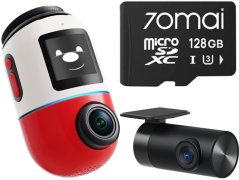 70mai 70mai Omni X800 4K set Červená + karta 70mai SD 128GB