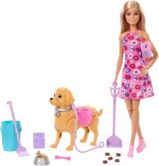 Mattel BARBIE WALK AND POTTY Sada lalek (JJB46)