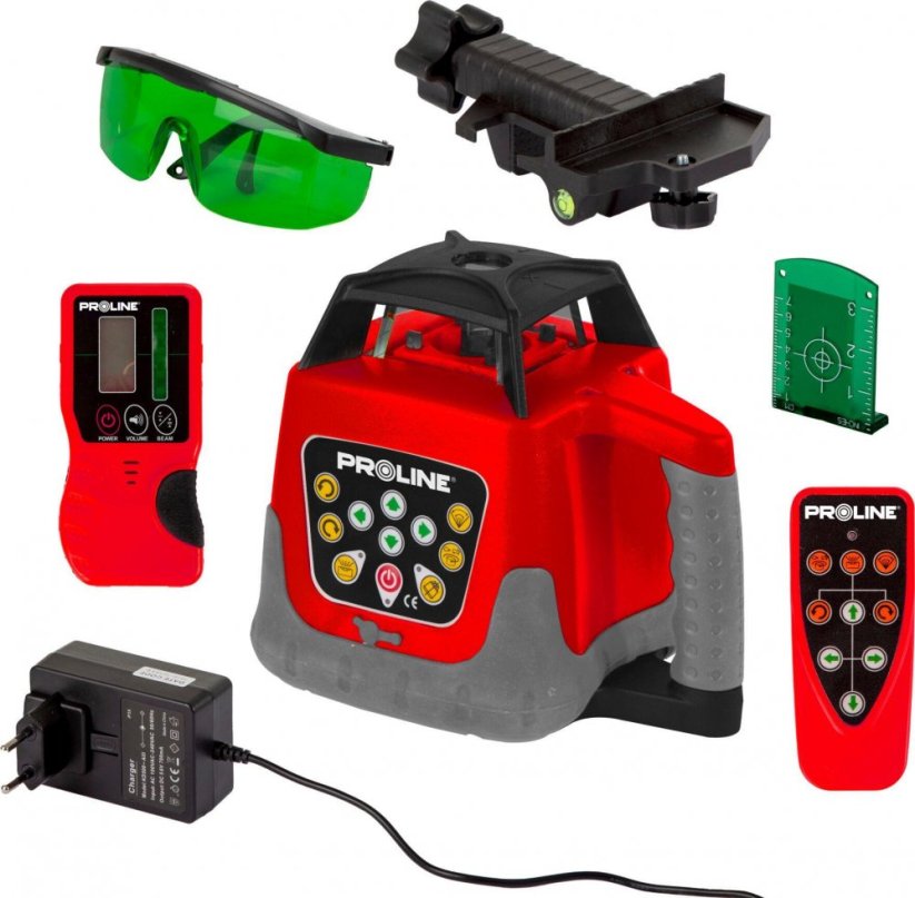 Pro-Line Laser rotacyjny samopoziomujący Zelený do 500m ce proline