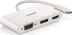 D-Link DUB-V310 3-in-1 USB-C to HDMI/VGA/DisplayPort Adapter