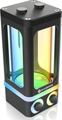 Raijintek Raijintek ANTILA PURE R100A Ausgleichsbehälter, 172,5mm, ARGB - schwarz