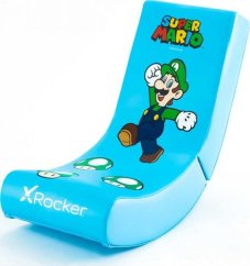 X Rocker Nintendo Video Luigi Modrý