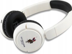 U.S. Polo Assn US Polo słuchawki nauszne Bluetooth      USHPV6PUNH Biely/white DH Color Logo