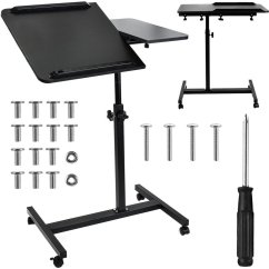 Maclean Mobilne  biurko/stand na Notebook Maclean, biele, regulacja wysokośc 59-89cm, max. 30kg ,  MC-121 B