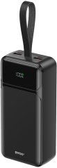 BWOO 65 W z wyświetlaczem LCD 2x USB-A 1x USB-C 30000 mAh Czarny (GSM191562)