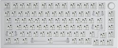 Glorious PC Gaming Race Glorious GMMK Pro White Ice 75% TKL Tastatur - Barebone, ANSI-Layout, silber