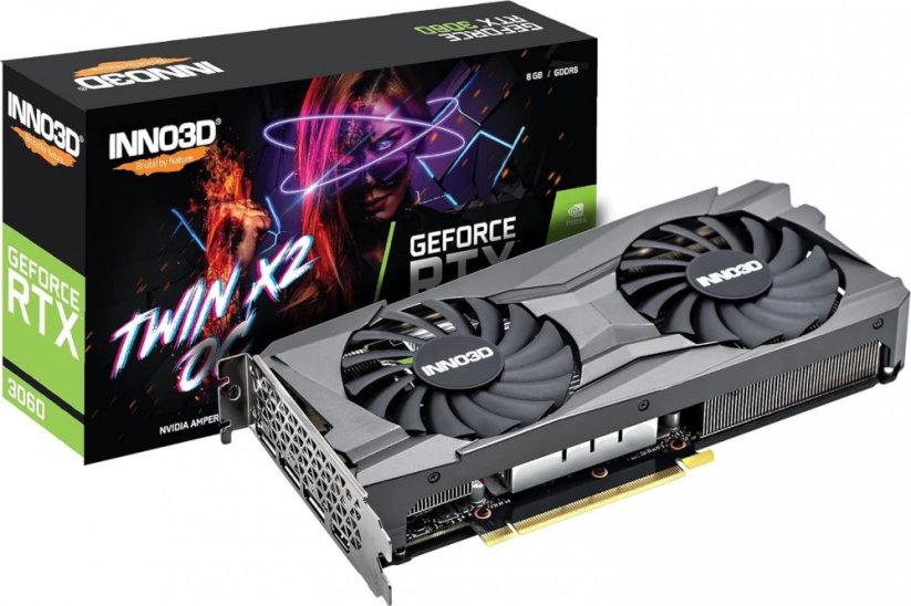 Inno3D Karta graf. INNO3D GeF RTX 3060 Twin X2 OC 8GB