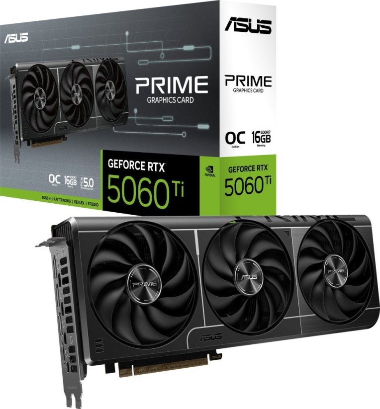 Asus Prime GeForce RTX 5060 Ti OC 16GB GDDR7 DLSS4 (PRIME-RTX5060TI-O16G)