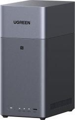 Ugreen DH2300 2-zatokowy 4GB DDR4 ARM A72+A53 1GbE 4K HDMI Sivý bez disków (95998)