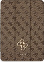 Guess Guess GUFC11RM24PS4SGW iPad Air 11" 2024  Hnedý/brown Magnetic 4G Big Logo