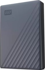 WD WD My Passport WDBRMD0050BGY-WESN - Festp - verschlusselt - 5 TB - extern (tragbar) - USB 3.2 Gen 1 - 256-Bit-AES - Silicon Gray